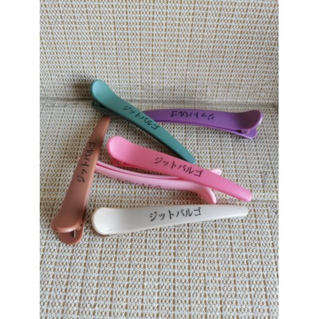 ジットバルゴ Hair Clips for Styling and Sectioning, Non Slip Hair Clips with Silicone Band, No -Trace Hair Clips for Thick and Thin Hair - Professional Salon Hair Clips (6 Pack) ジットバルゴ Hair Clips for Styling and Sectioning, Non Slip Hair Clips with Silicone Band, No -Trace Hair Clips for Thick and Thin Hair - Professional Salon Hair Clips (6 Pack)